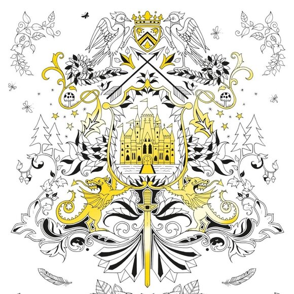 Johanna Basford Enchanted Forest Coloring Color-in Notecards Book Whimsical - Picture 3 of 9